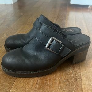 Crown Vintage Janis Clog, Black, Worn Once